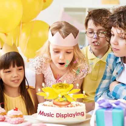 Magic Flower Musical Birthday Candle