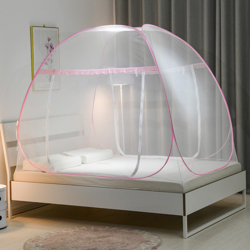Foldable Dome Mosquito Net – Easy Setup Pop-Up Bed Canopy, Breathable Fine Mesh Insect Protection