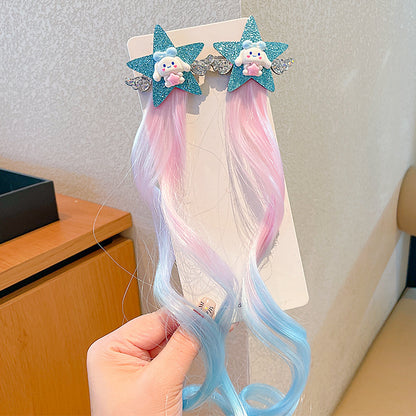 Kids Braided Hair Clip – Instant Braid Hairpiece, Cute & Playful Hair Accessory for Girls