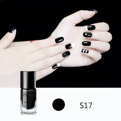 Quick-drying, no-bake, long-lasting, peelable nail polish for manicure