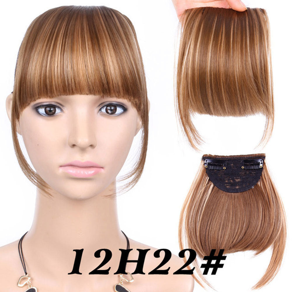 Seamless 3D Clip-In Bangs Hair Extensions