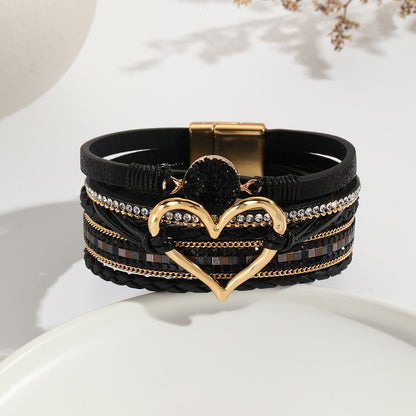 Bohemian Multi-layer Leather Bracelet Hand-woven Bracelet