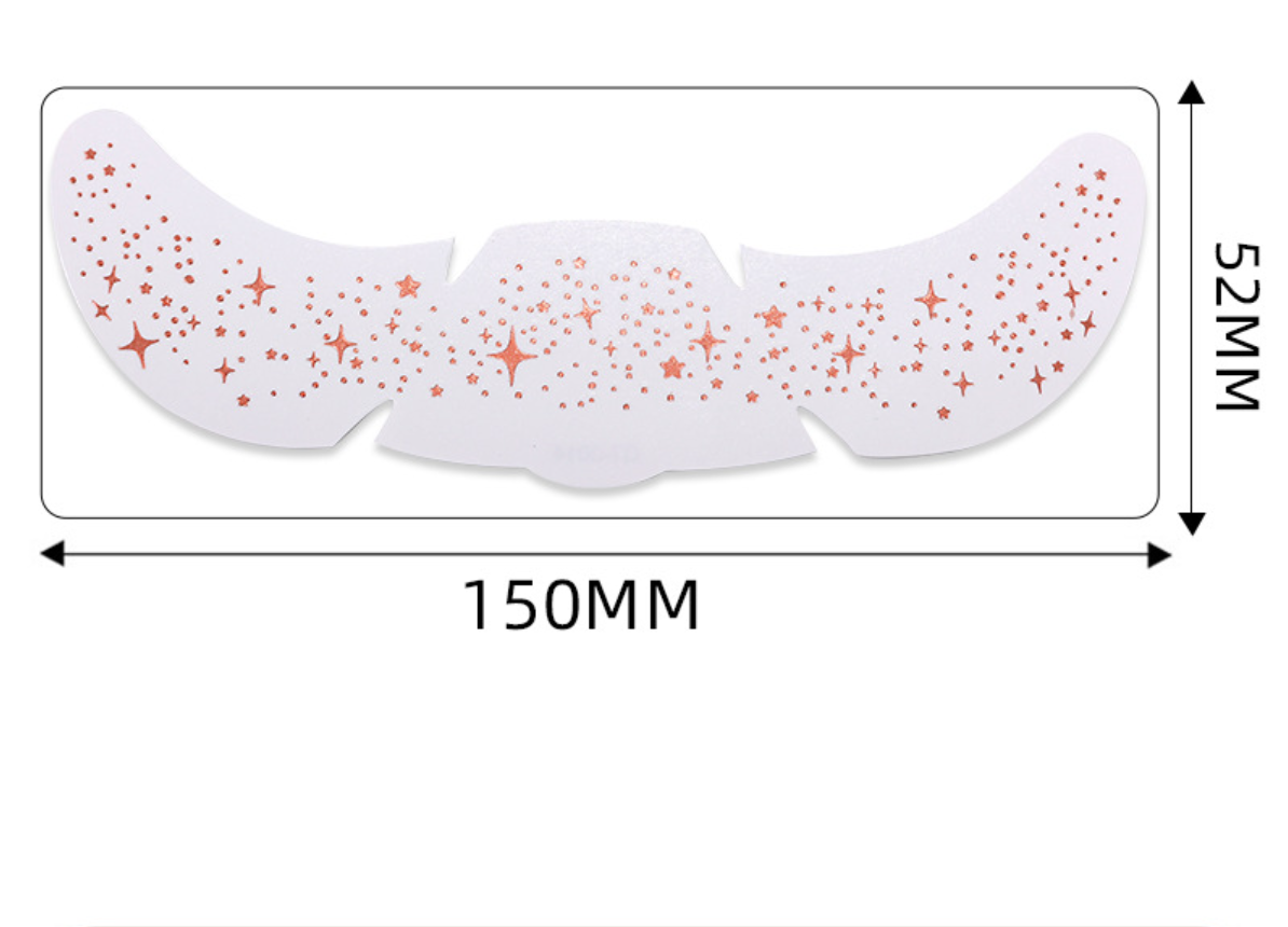 Gold foil freckle stickers, waterproof