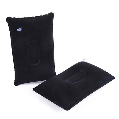 Foldable Press-to-Inflate Travel Back Pillow