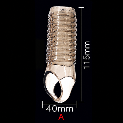 【5 Pcs】Men's Soft rubber spiked ring