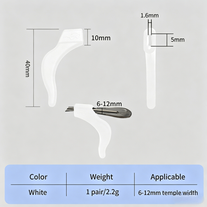 【5 Pairs】Eyeglass Holder Ear Grip