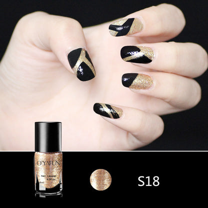 Quick-drying, no-bake, long-lasting, peelable nail polish for manicure