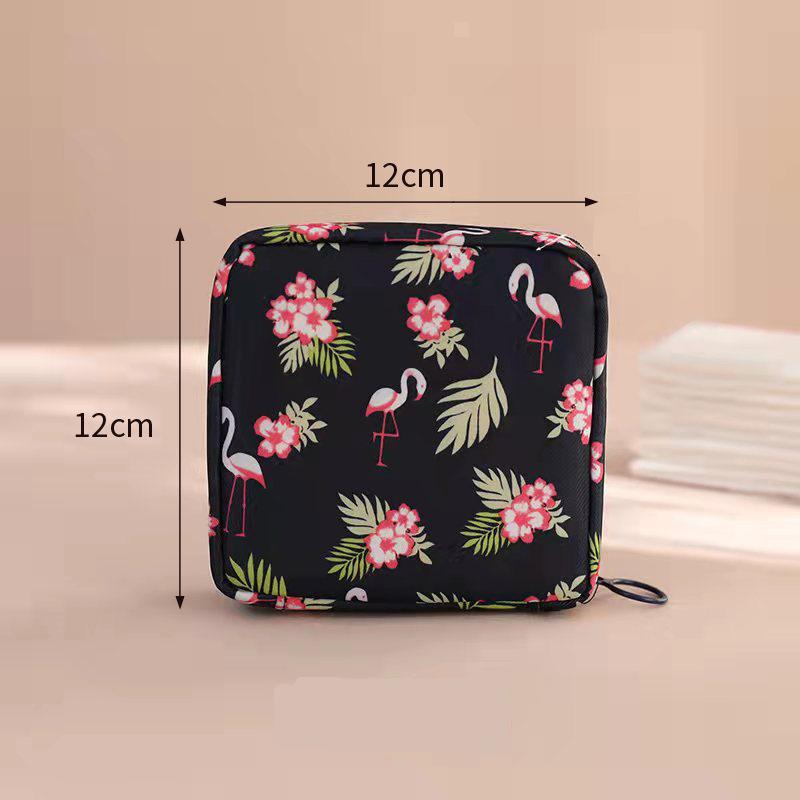 Creative Minimalist Sanitary Pad Storage Bag, also suitable for cosmetics, keychains, and data cables