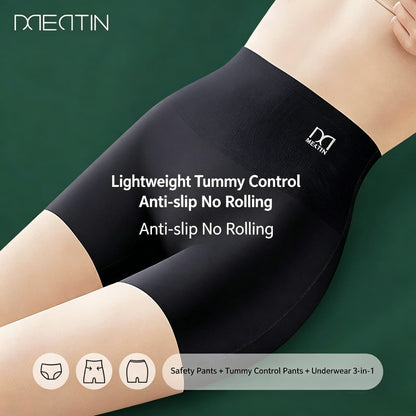 Ice Silk High Waist Shaper Shorts｜Cool, Breathable & Tummy Control