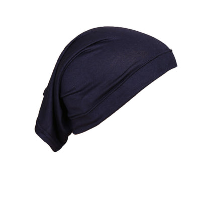 Modal Solid Color Tube Cap & Hijab Underscarf for Women – Soft Mercerized Cotton Inner Hijab Cap