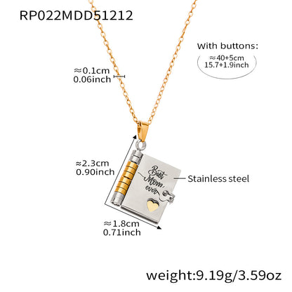 My Little Star Book Necklace