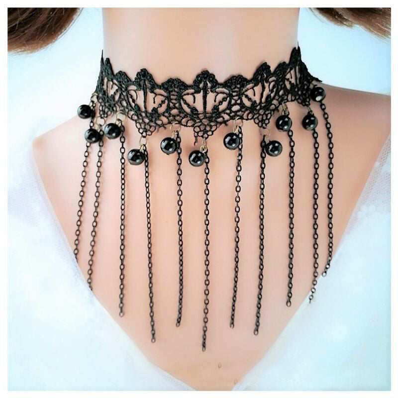 Lace necklace, neck ornament, choker