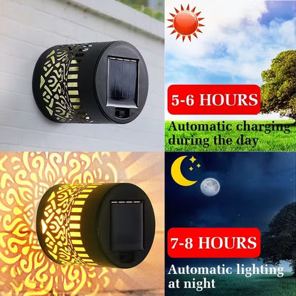 🌼 ☀️Solar Garden Projection Light – Waterproof Auto ON/OFF Outdoor Decorative Landscape Lamp