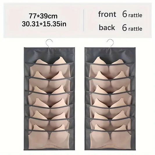 Double-Sided Hanging Bra & Socks Pouch