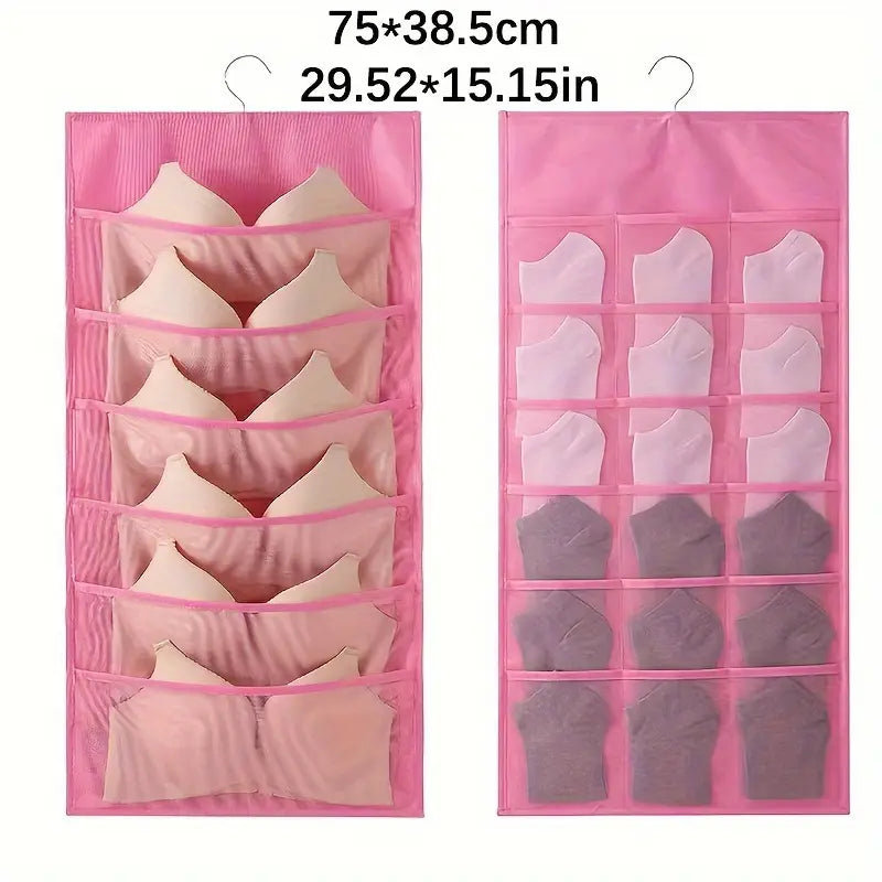 Double-Sided Hanging Bra & Socks Pouch
