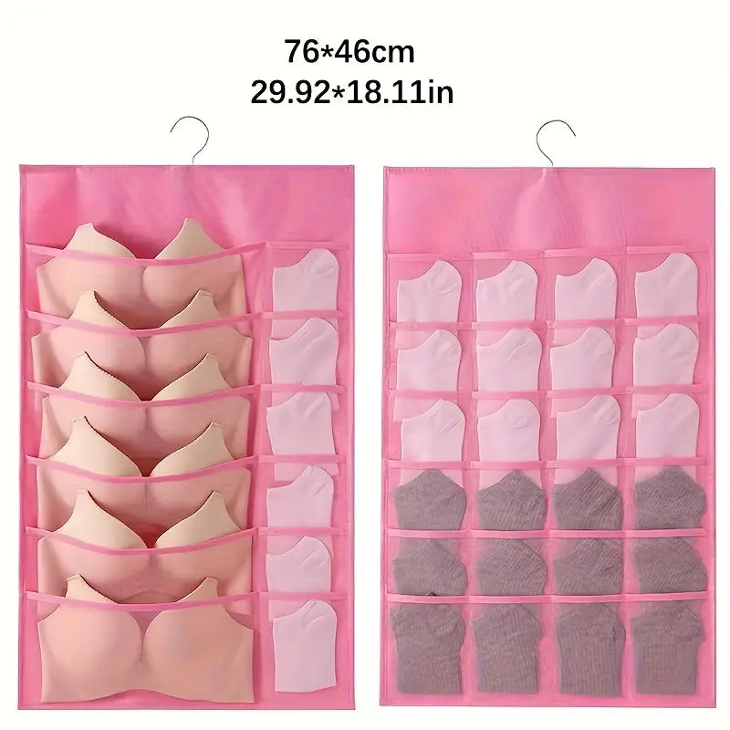 Double-Sided Hanging Bra & Socks Pouch