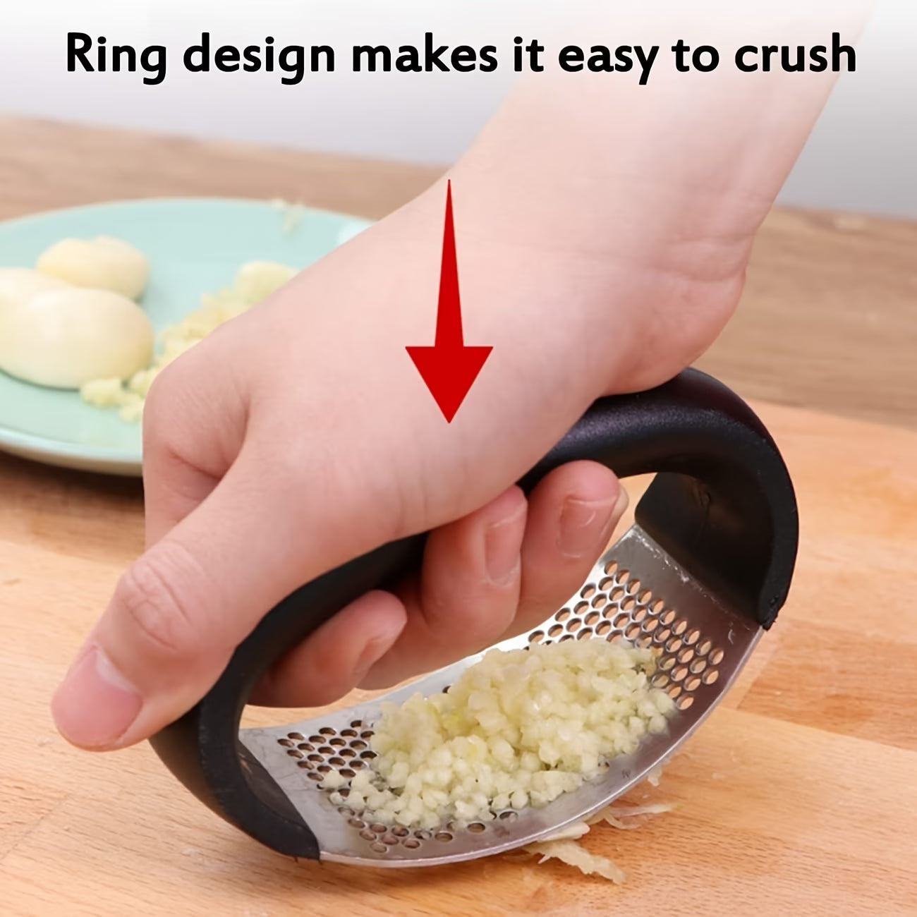 🧄 Easy Garlic Crusher – Save Time in Every Kitchen! 🔥