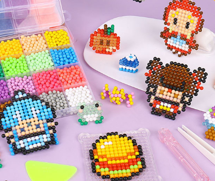 DIY Magic Aqua Beads Water-Fusing Toy