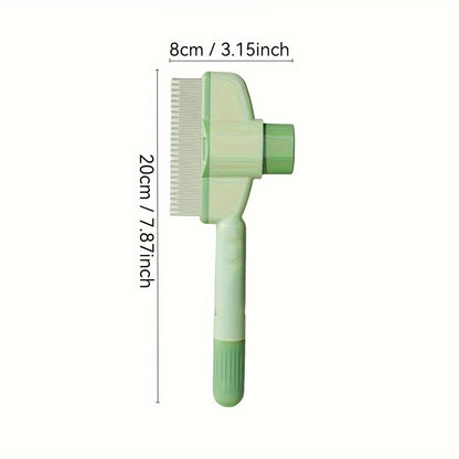Portable Self-Cleaning Pet Brush – Comfortable Grooming Comb for Cats, Dogs & Small Pets