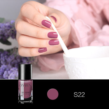 Quick-drying, no-bake, long-lasting, peelable nail polish for manicure