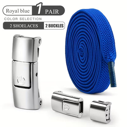 1 Pair Free-Tie Shoelaces Set for Sneakers Canvas Shoes