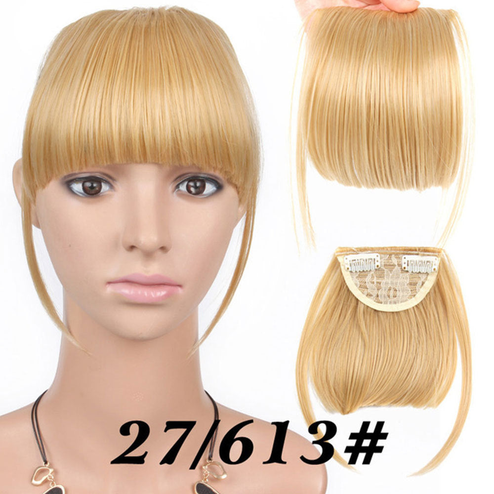 Seamless 3D Clip-In Bangs Hair Extensions