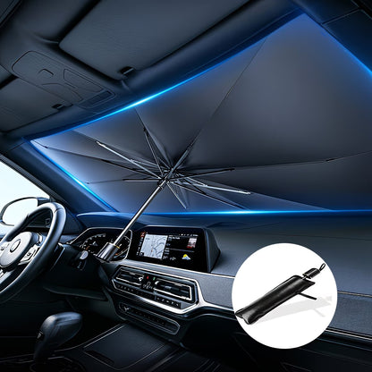Foldable car sunshade