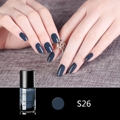 Quick-drying, no-bake, long-lasting, peelable nail polish for manicure