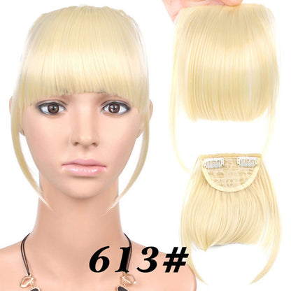 Seamless 3D Clip-In Bangs Hair Extensions