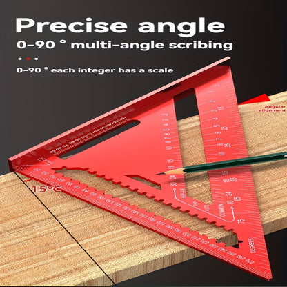 🔧📏Precision Carpenter Square Hole Scribing Ruler