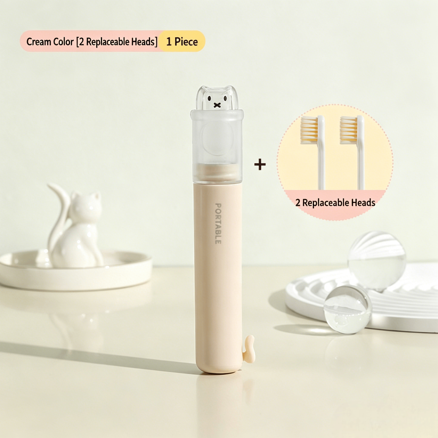 🪥Foldable Portable Toothbrush Set – All-in-One Toothbrush & Toothpaste, Soft Bristle, Compact for Business Trips & Travel