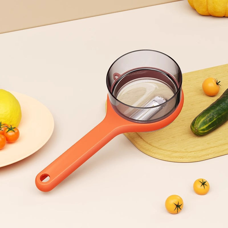 🥔🍎Double-Sided Stainless Steel Peeling Knife – Sharp Dual-Edge, Left/Right Handed, with Storage Box, Kitchen Essential
