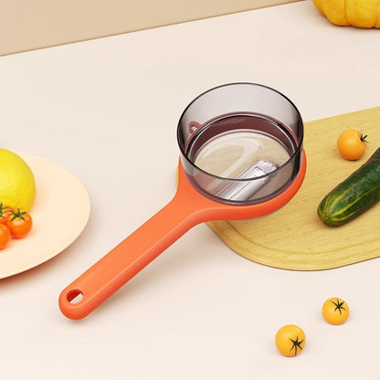 🥔🍎Double-Sided Stainless Steel Peeling Knife – Sharp Dual-Edge, Left/Right Handed, with Storage Box, Kitchen Essential