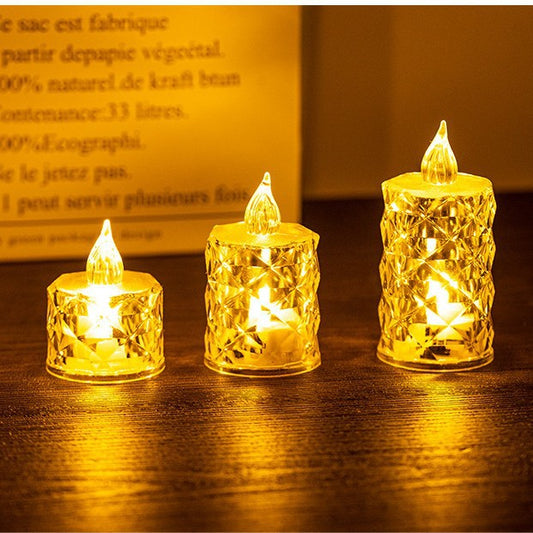 Crystal Flameless Candle Light