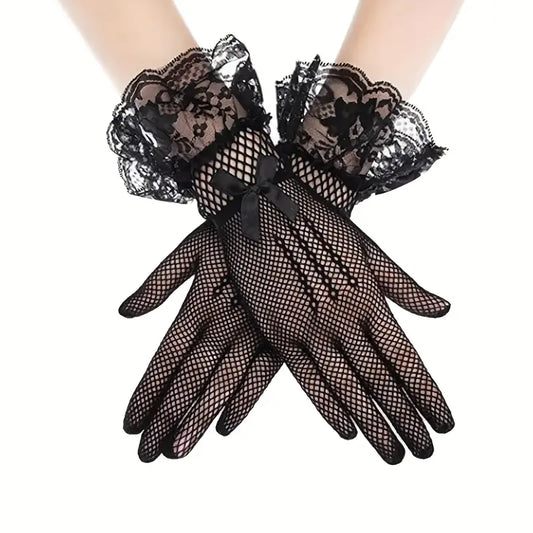 Women's Elegant Vintage Lace Gloves
