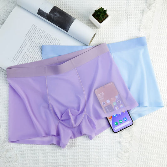 Men‘s Ice Silk Boxer Shorts