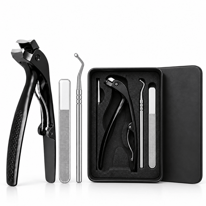 Stainless Steel Nail Clipper Set – Anti-Splash Nail Cutter