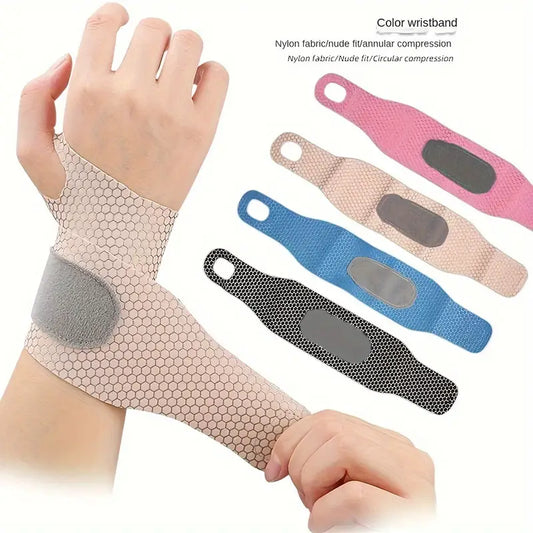 Ultra Thin Adjustable Wrist Brace - Breathable Lightweight Sport & Office Use