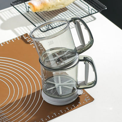 Semi-Automatic Sifter – Press to Sift, Easy for Flour & Spices