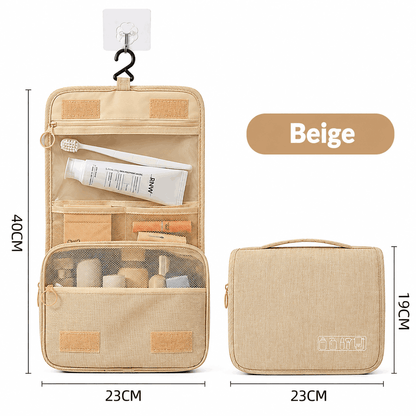 Handheld Large Capacity Wet & Dry Travel Toiletry Bag – Hanging Design