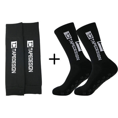 Knee-High Football Socks & Sleeve Set – Anti-Odor, Non-Slip