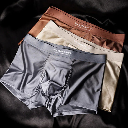 Men's Satin Ice Silk Briefs