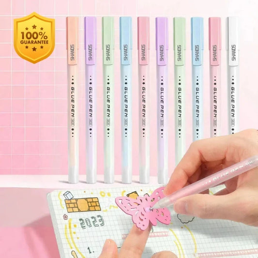 Precision Glue Pen| Quick-Dry Adhesive Pen for DIY, Crafts, Journaling, School