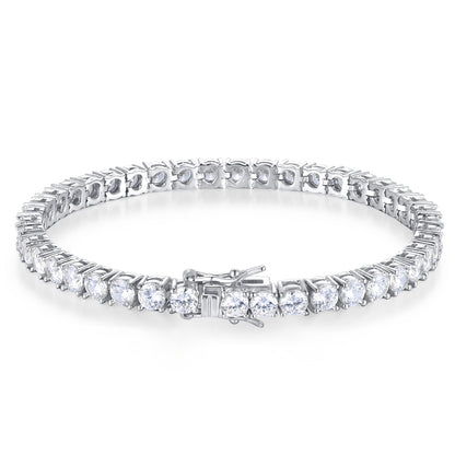 Electroplated Zircon Bracelet for Women