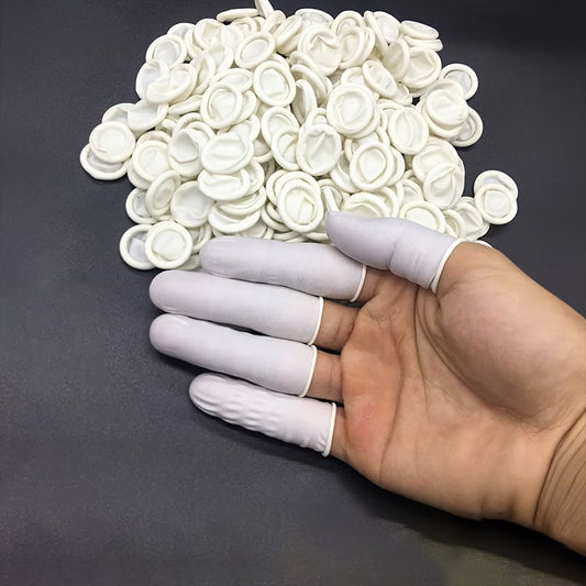 50pcs Silicone Finger Cots | Durable & Reusable,Anti-Static Finger Protectors