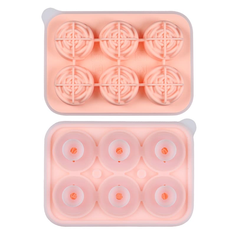🌹🧊  Rose-Shaped Food-Grade Silicone Ice Mold
