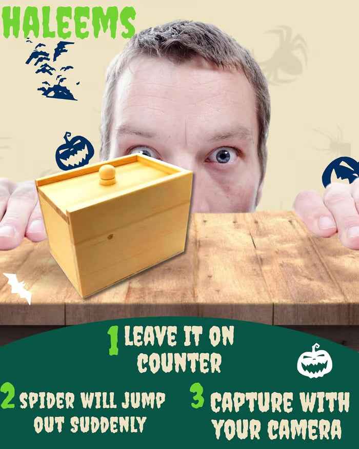 🕷️ Spider Surprise Prank Box – The Ultimate Gag Gift