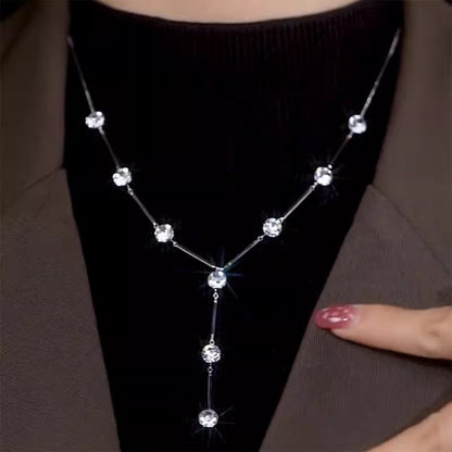 Women's Elegant Y-Shaped Drop Necklace