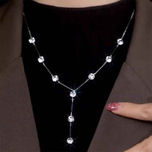 Women's Elegant Y-Shaped Drop Necklace