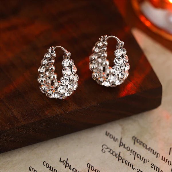 Stylish Rhinestone Earrings